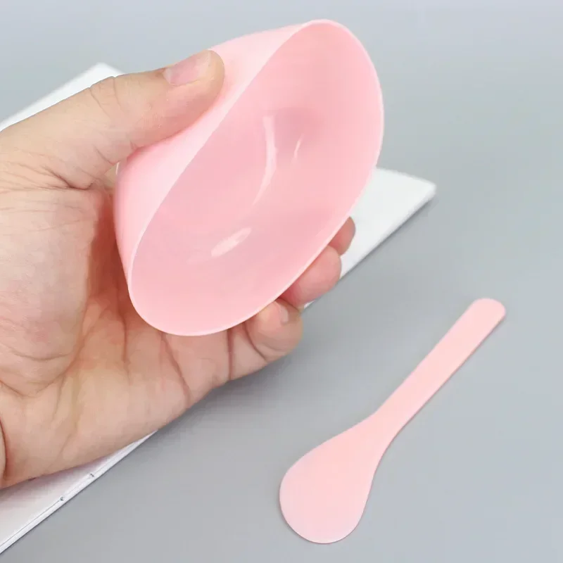 DIY Facemask Mixing Tool, Skin Care, Beauty Health, Silicone Mask Bowl, Makeup Brushes, Spatula, Face Mask Mixing Bowl Set