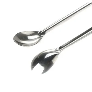 Double Ended Laboratory Spoon and Spatula Set for Precise Material Transfer in Health Beauty and Technical Services